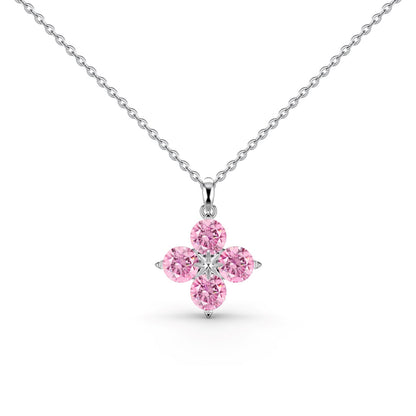 [Joyas Regalia] Collar de trébol de cuatro hojas y estrella de ocho puntas