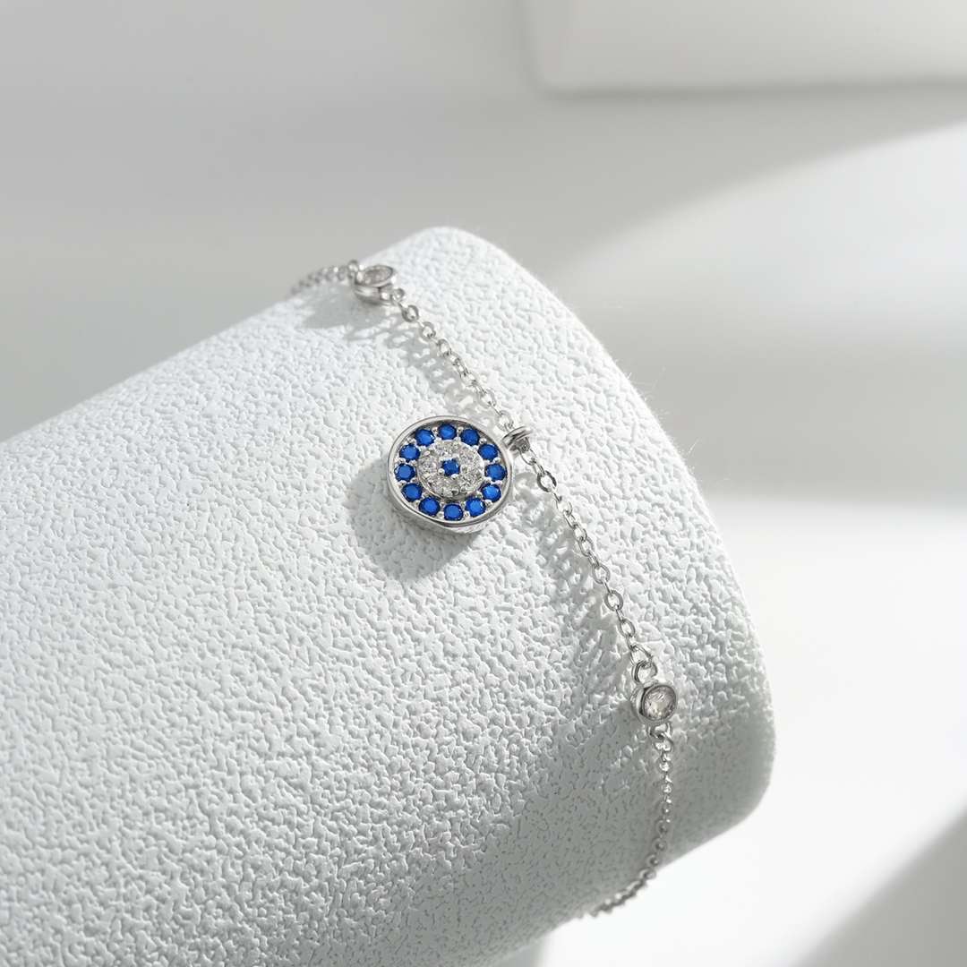 [Joyas Regalia] Pulsera redonda de ojo de diablo