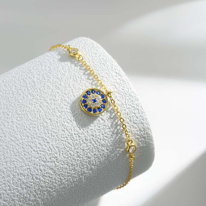 [Joyas Regalia] Pulsera redonda de ojo de diablo