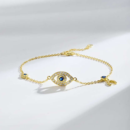[Joyas Regalia]Collar con forma de ojo delicado