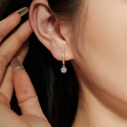 [Joyas Regalia] Pendientes únicos de ojo de diablo