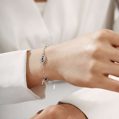 [Joyas Regalia]Collar con forma de ojo delicado