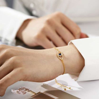 [Joyas Regalia] Pulsera con diseño hueco de ojo de diablo