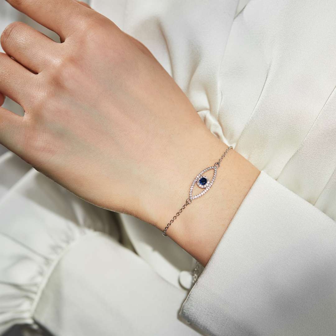 [Joyas Regalia] Pulsera con diseño hueco de ojo de diablo