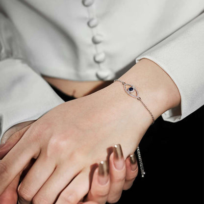 [Joyas Regalia] Pulsera con diseño hueco de ojo de diablo