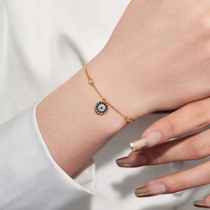 [Joyas Regalia] Pulsera redonda de ojo de diablo