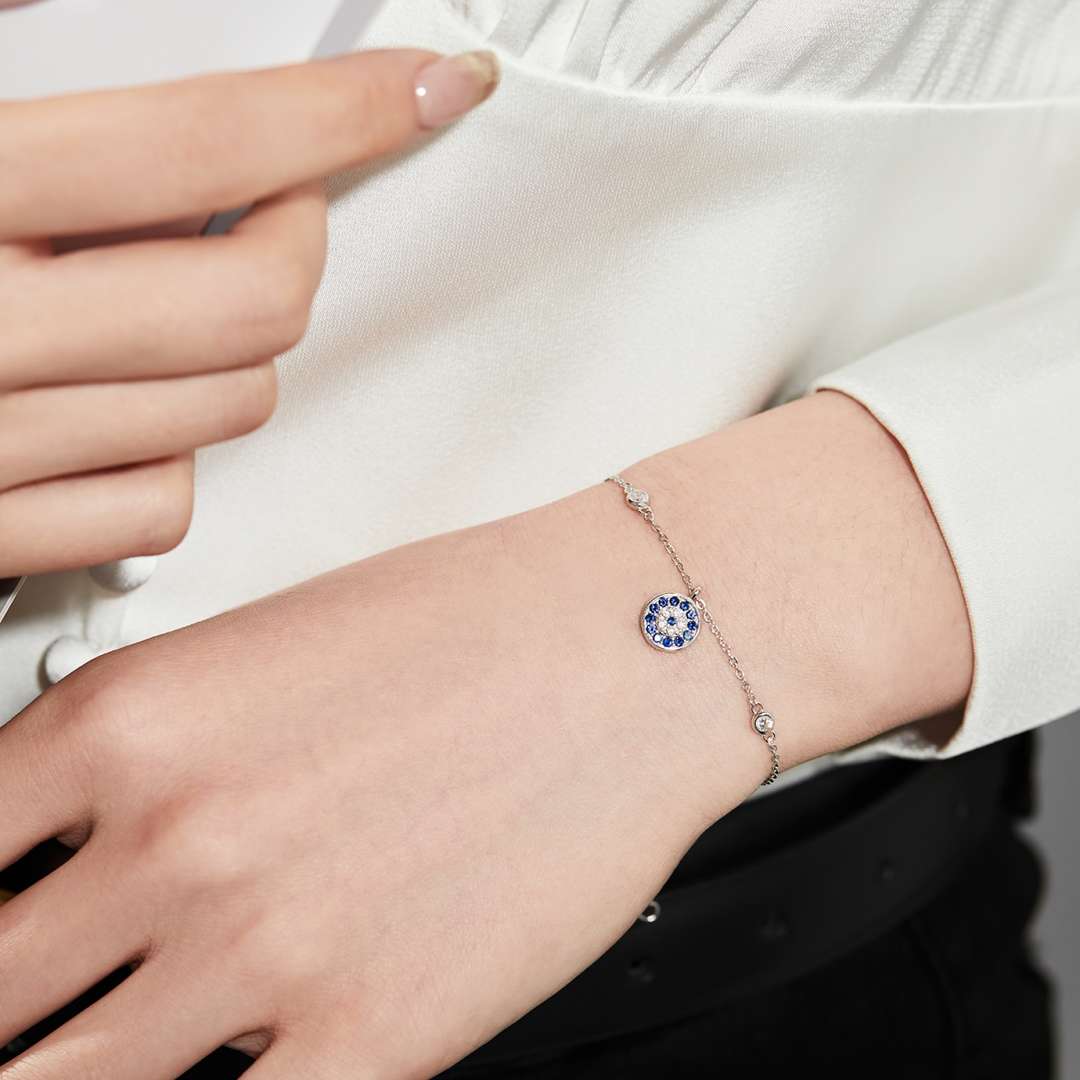 [Joyas Regalia] Pulsera redonda de ojo de diablo