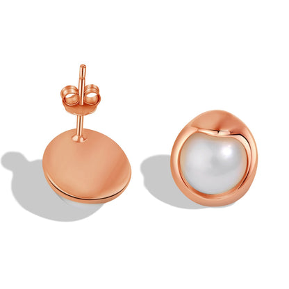 [Joyas Regalia] Pendientes de perlas de pan delicado