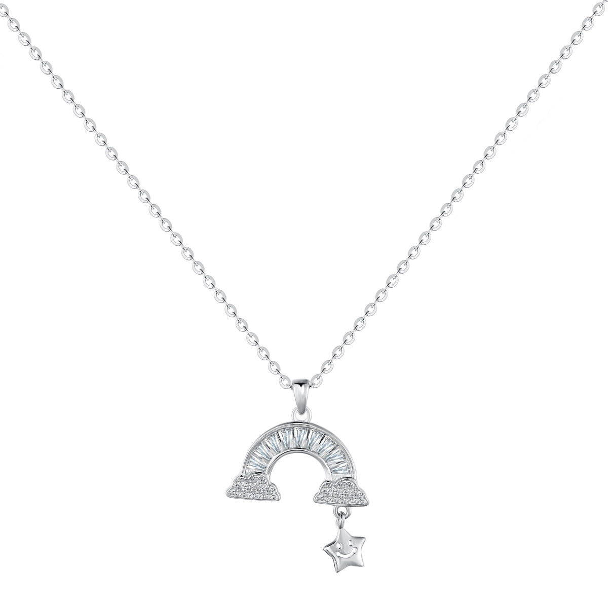 [Bijoux Regalia] Collier étoile arc-en-ciel unique