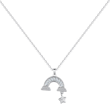 [Bijoux Regalia] Collier étoile arc-en-ciel unique