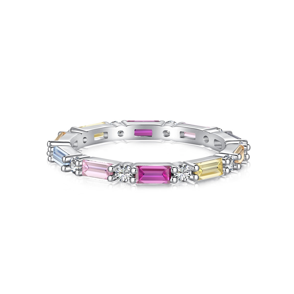 [Regalia jewelry]Lively In Shades Elegant Radiant Cut Daily Ring