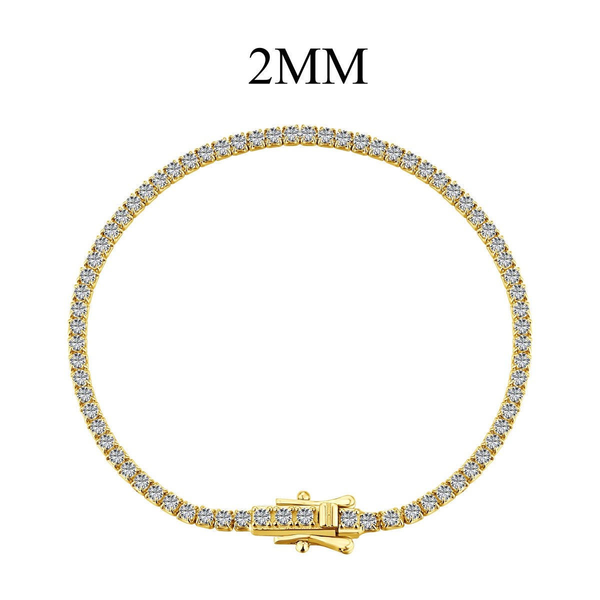 [Joyas Regalia] Pulsera de fiesta con corte redondo, radiante y colorida