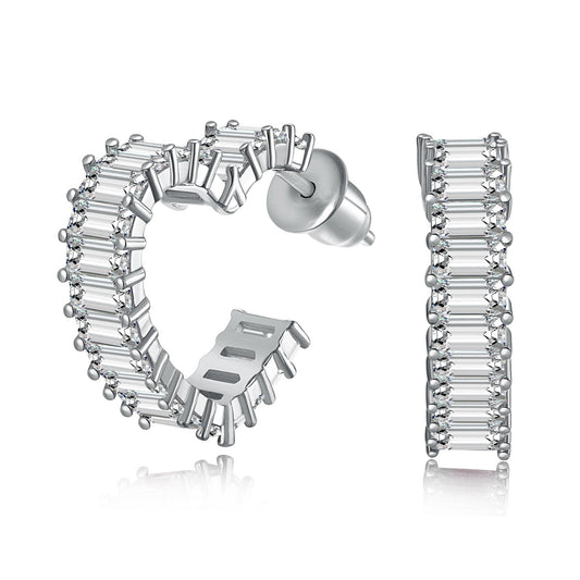 [Bijoux Regalia] Boucles d'oreilles découpées en forme de cœur rayonnant