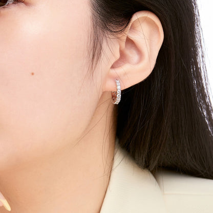 [Joyas Regalia] Pendientes de corte redondo de colores radiantes