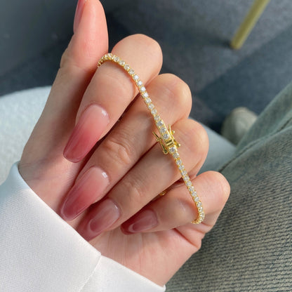 [Joyas Regalia] Pulsera de fiesta con corte redondo, radiante y colorida