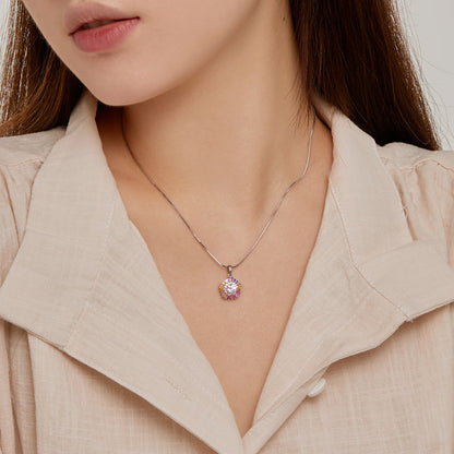 [Joyas Regalia]Collar colorido con flores encantadoras