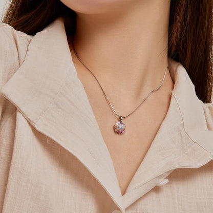 [Joyas Regalia]Collar colorido con flores encantadoras