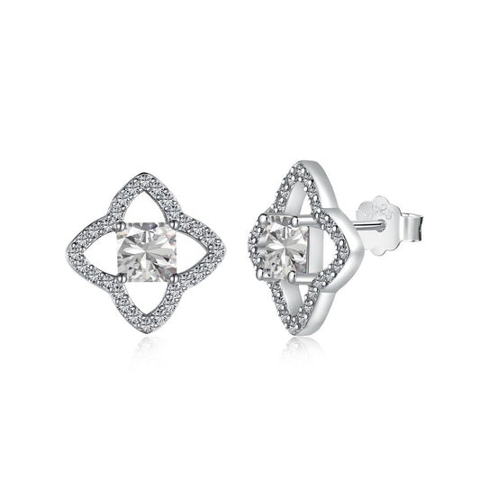 [Joyas Regalia] Elegantes pendientes de diario con corte princesa y forma de estrella
