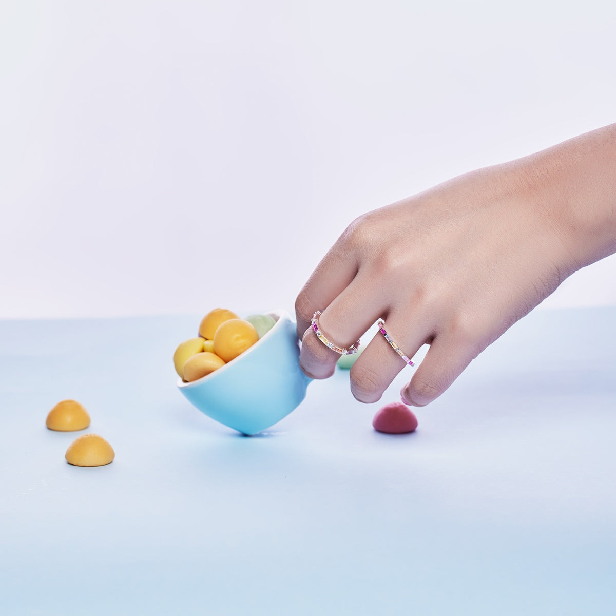 [Regalia jewelry]Lively In Shades Elegant Radiant Cut Daily Ring