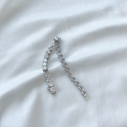 [Joyería Regalia] Pulsera elegante con forma de corazón romántico de 0,75 quilates
