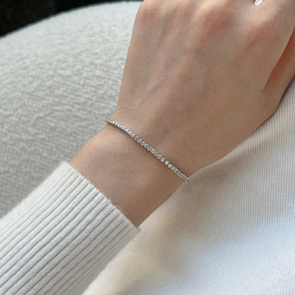 [Joyas Regalia] Pulsera diaria deslumbrante y exquisita con corte redondo