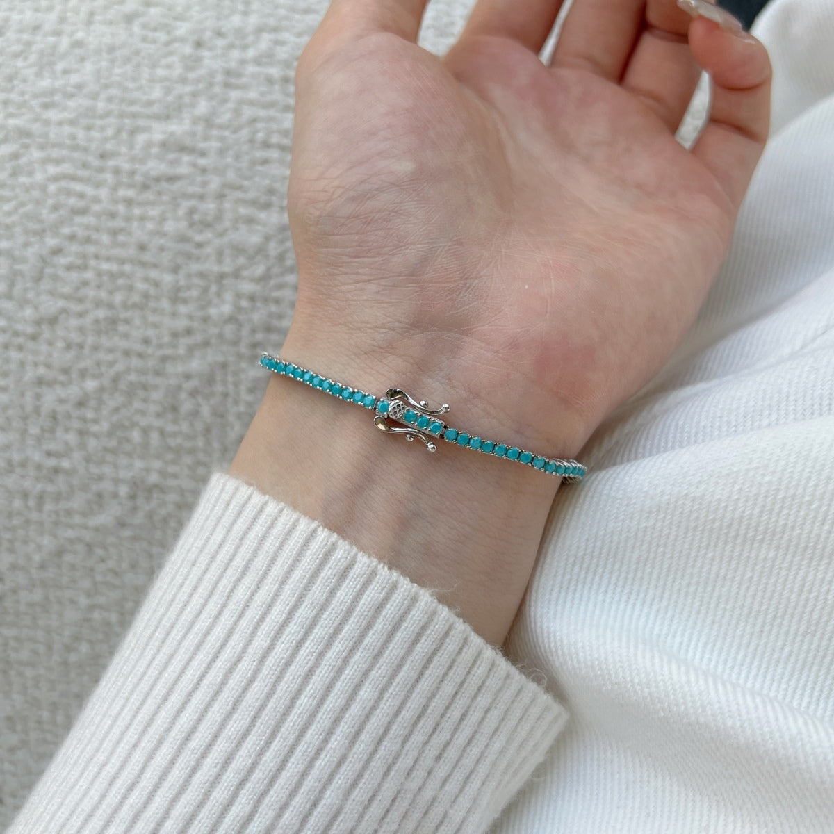 [Joyas Regalia] Pulsera diaria deslumbrante y exquisita con corte redondo