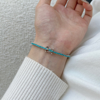 [Joyas Regalia] Pulsera diaria deslumbrante y exquisita con corte redondo