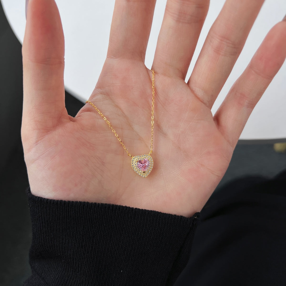 [Bijoux Regalia] Collier exquis en forme de cœur