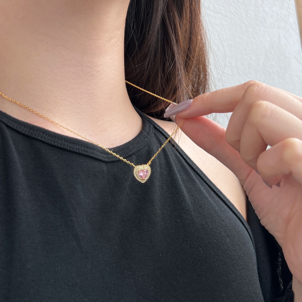 [Bijoux Regalia] Collier exquis en forme de cœur
