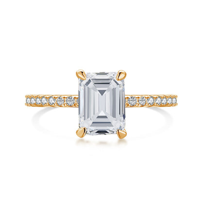 [Bijoux Regalia] Bague de fête ornée scintillante de 2,0 carats avec taille radiante