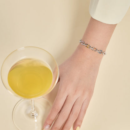 [Regalia jewelry]Dazzling Colorful Daily Bracelet