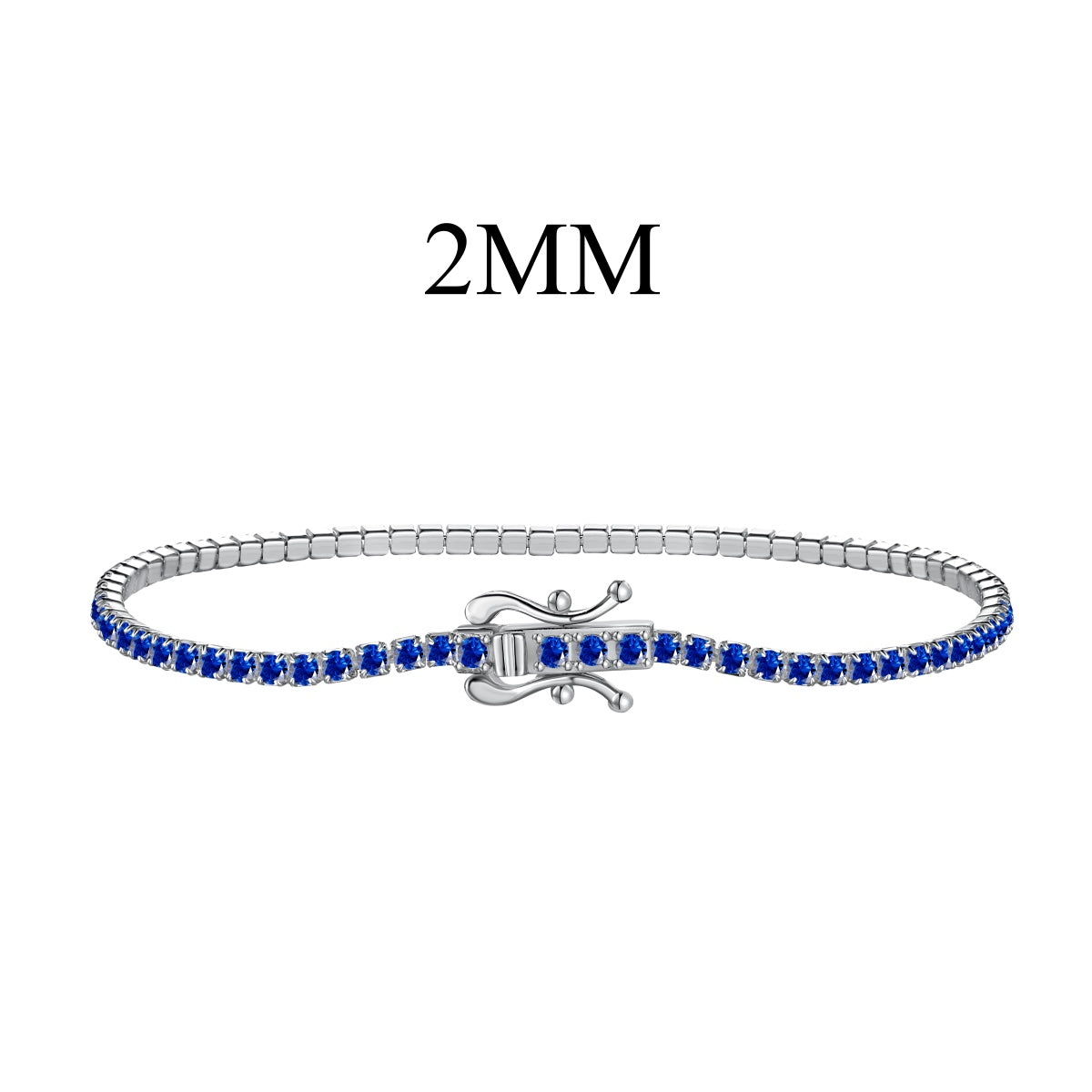 [Joyas Regalia] Pulsera de fiesta con corte redondo, radiante y colorida