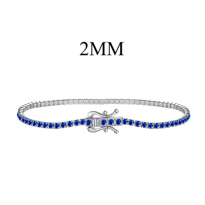 [Joyas Regalia] Pulsera de fiesta con corte redondo, radiante y colorida