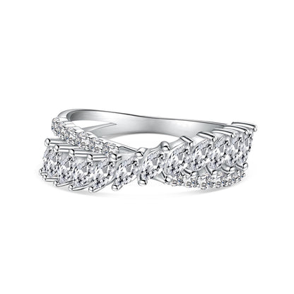[Regalia jewelry]Unique Colorful Marquise Cut Daily Ring