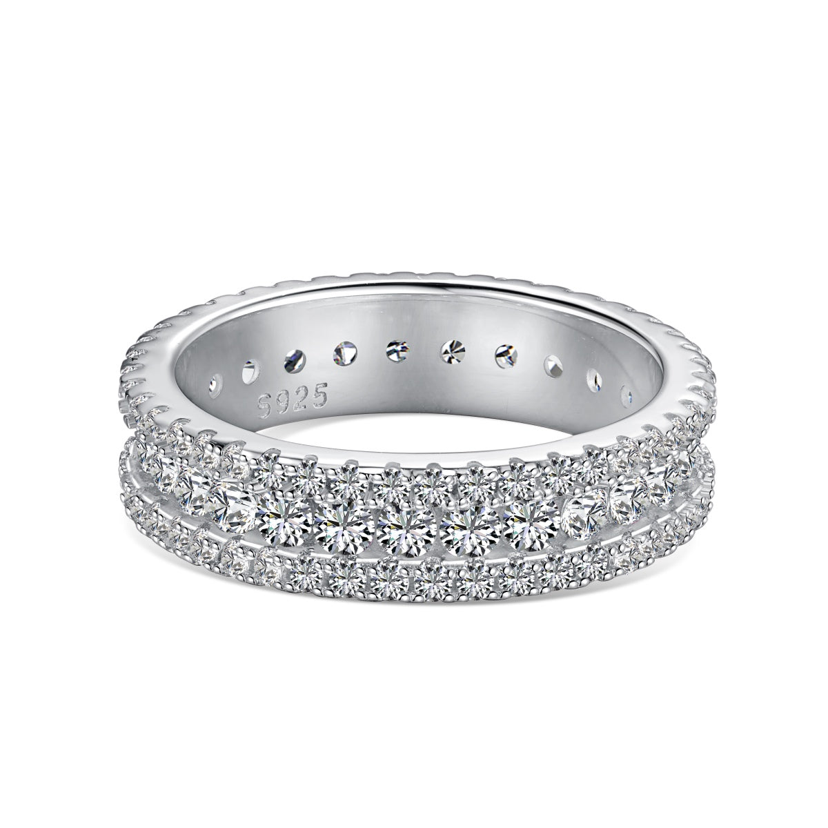 [Bijoux Regalia] Bague quotidienne délicate et colorée à coupe ronde