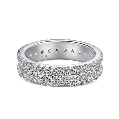 [Bijoux Regalia] Bague quotidienne délicate et colorée à coupe ronde