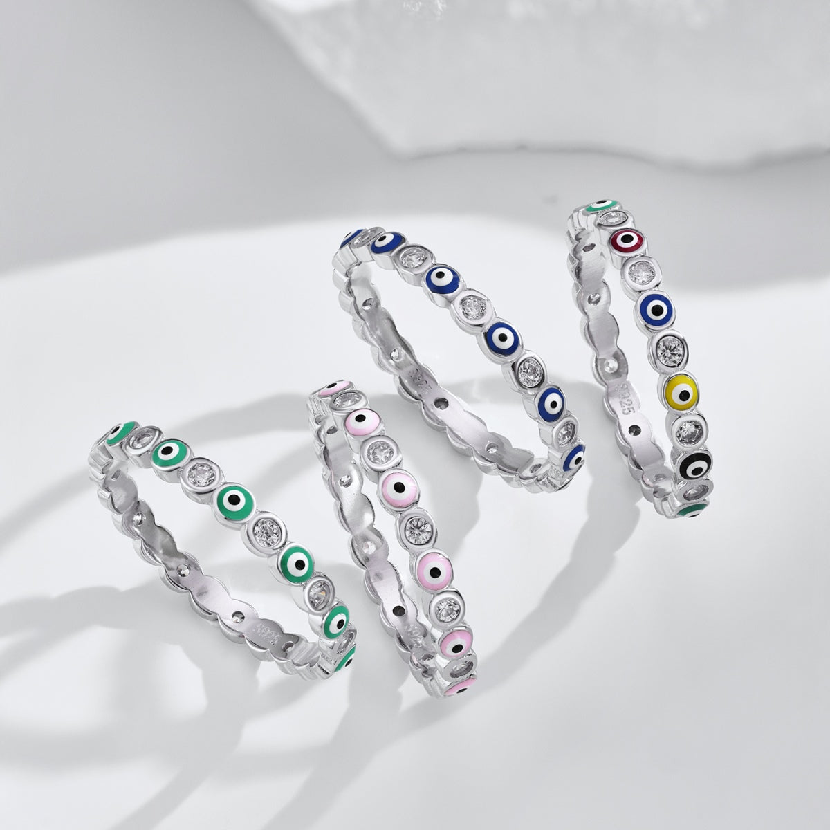 [Bijoux Regalia] Bague quotidienne de forme ronde éclatante