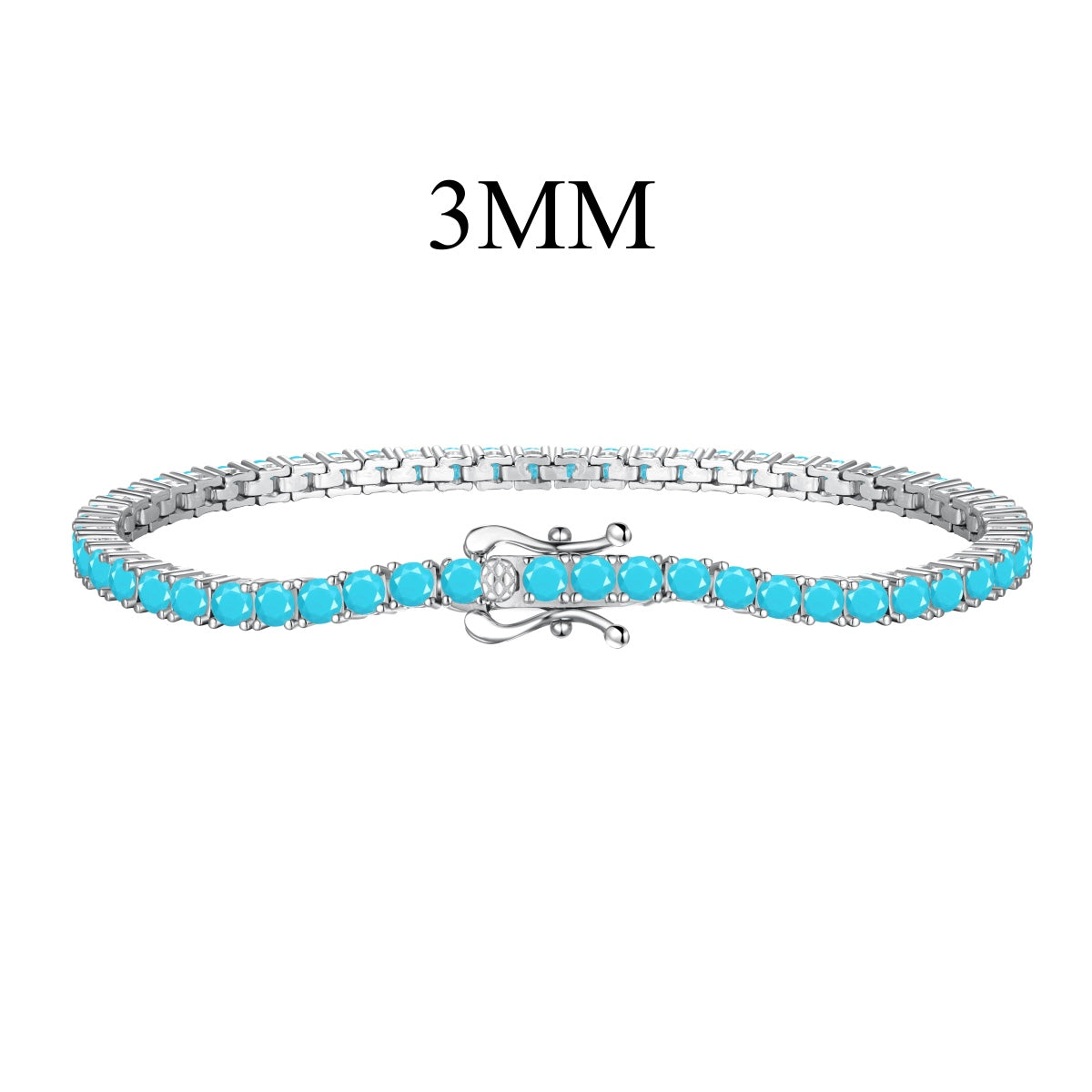 [Joyas Regalia] Delicada y encantadora pulsera de tenis de corte redondo