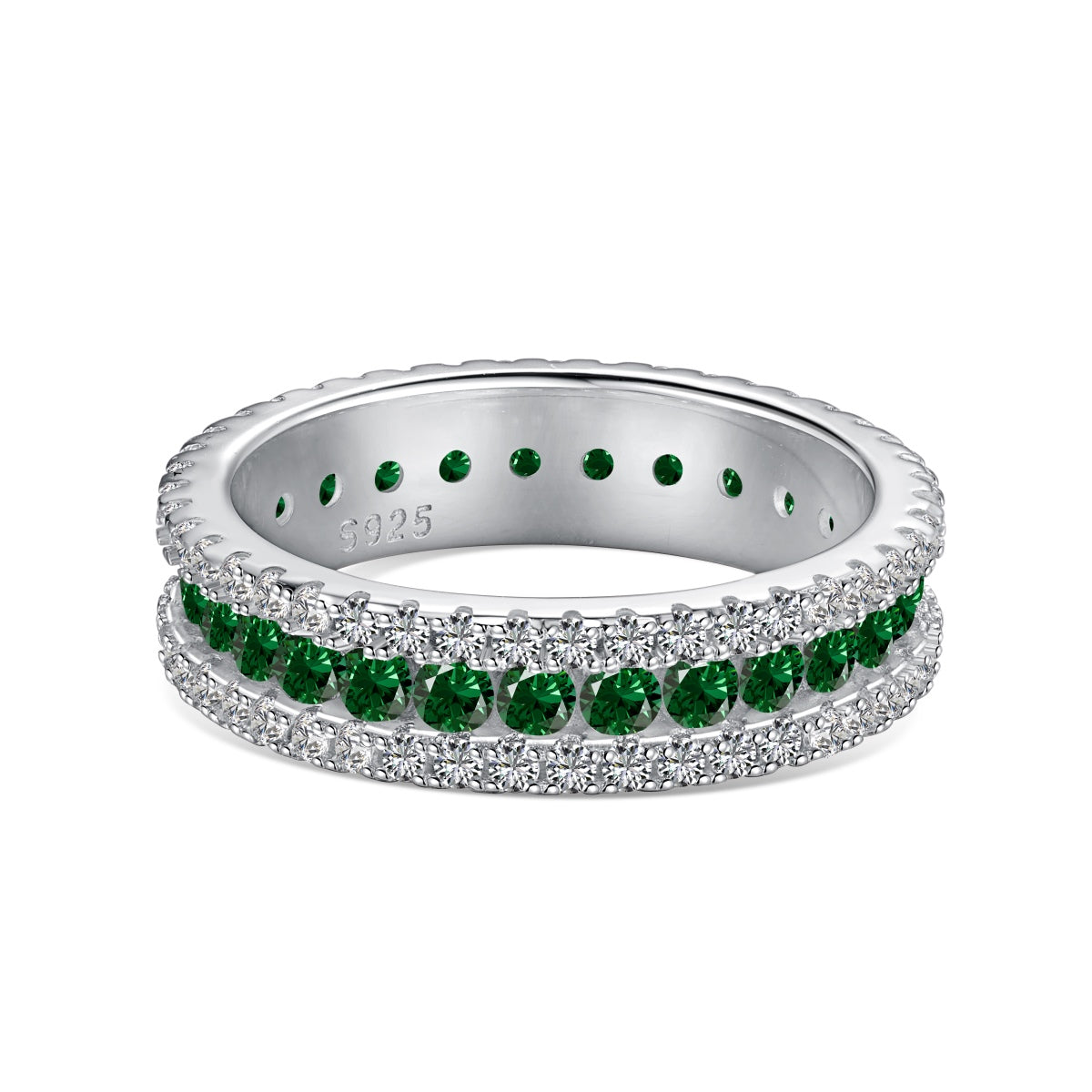 [Bijoux Regalia] Bague quotidienne délicate et colorée à coupe ronde