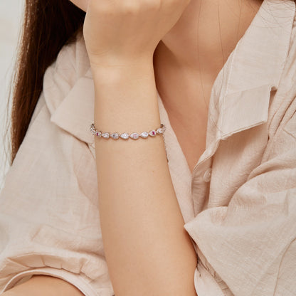 [Joyería Regalia] Pulsera diaria con forma de gota de agua radiante de 0,25 quilates