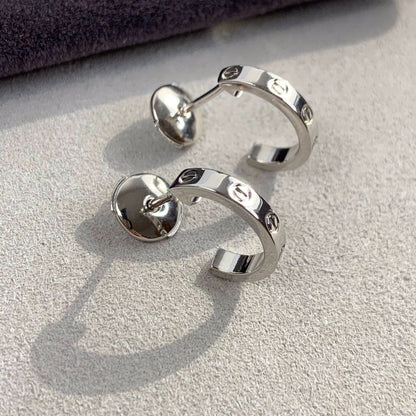 [Joyas Regalia] PENDIENTES DE AMOR 2,65 MM PLATA 