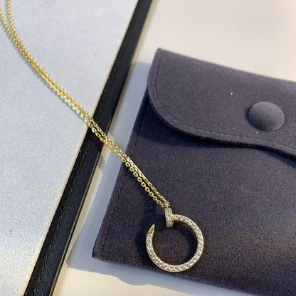 [Joyas Regalia]COLLAR JUSTE ORO DIAMANTES 