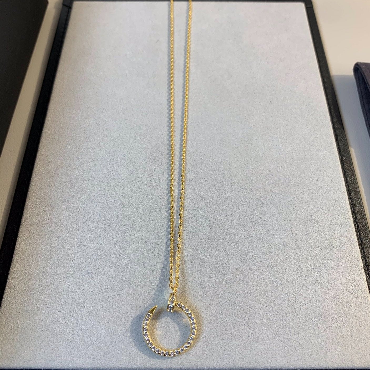 [Joyas Regalia]COLLAR JUSTE ORO DIAMANTES 