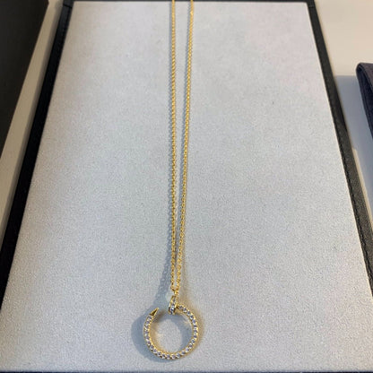 [Joyas Regalia]COLLAR JUSTE ORO DIAMANTES 