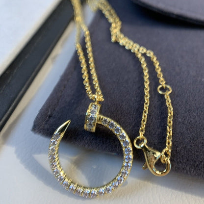 [Joyas Regalia]COLLAR JUSTE ORO DIAMANTES 