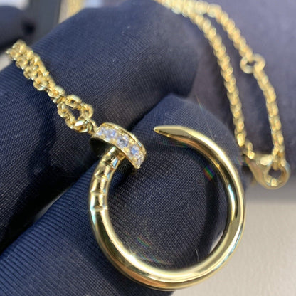 [Joyas Regalia]COLLAR JUSTE ORO DIAMANTES 