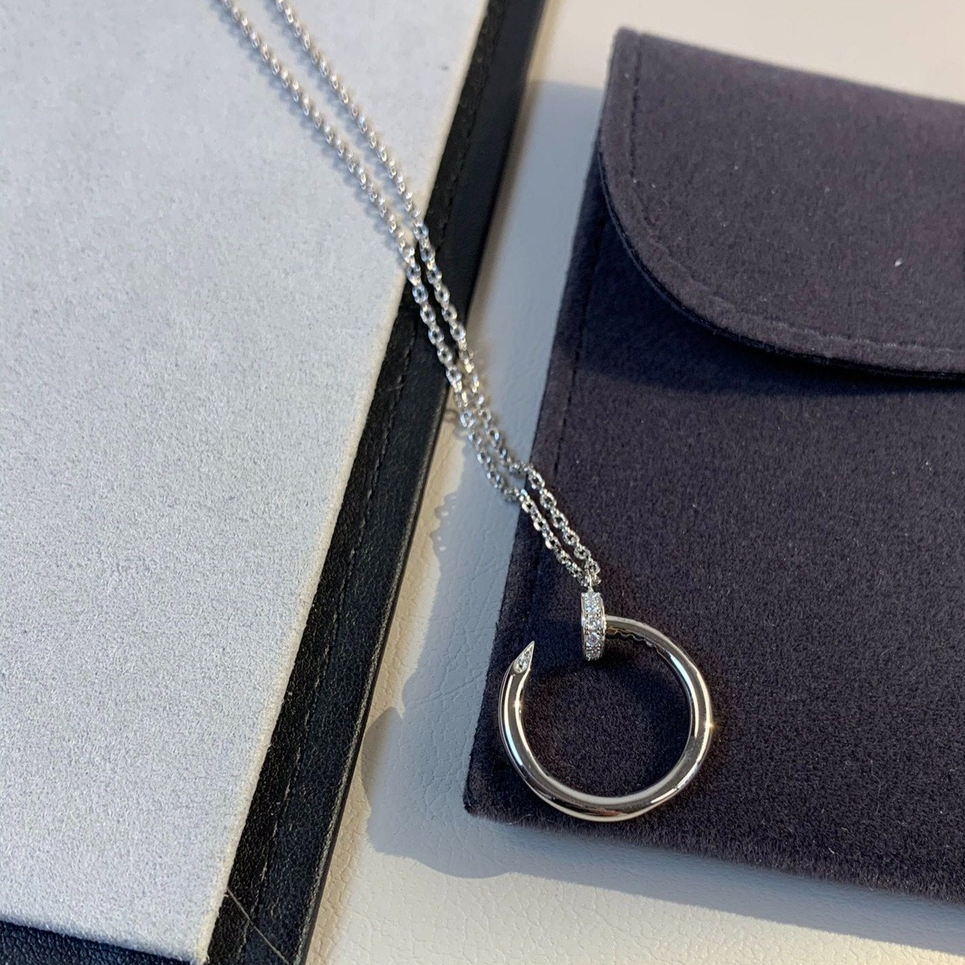 [Joyas Regalia]COLLAR JUSTE PLATA 