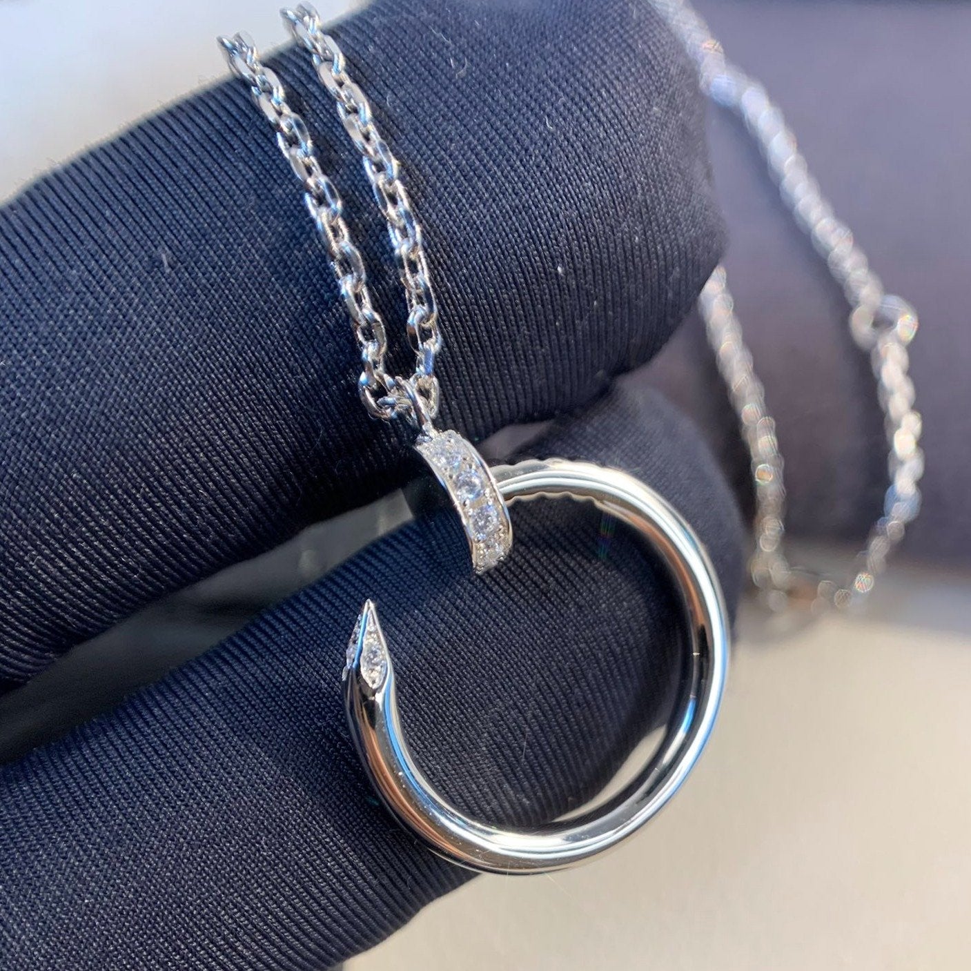 [Joyas Regalia]COLLAR JUSTE PLATA 