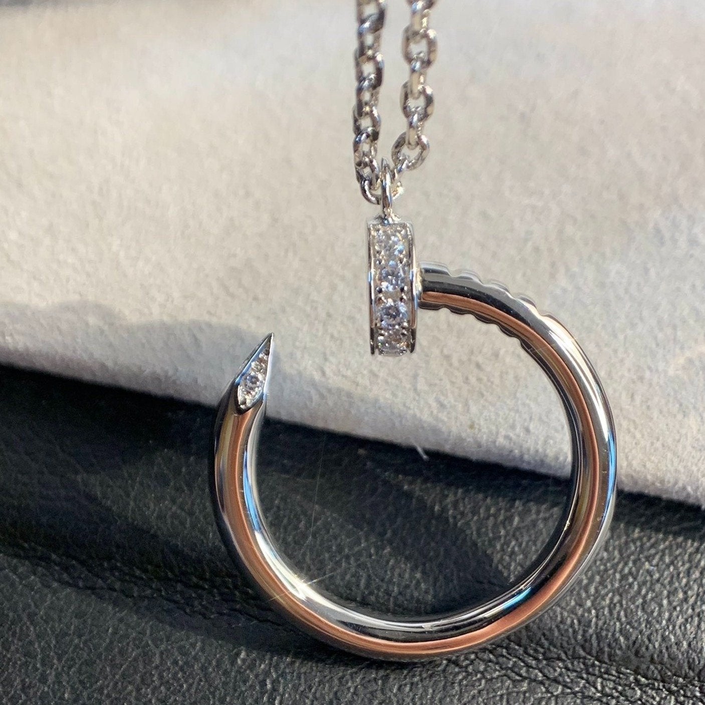 [Joyas Regalia]COLLAR JUSTE PLATA 