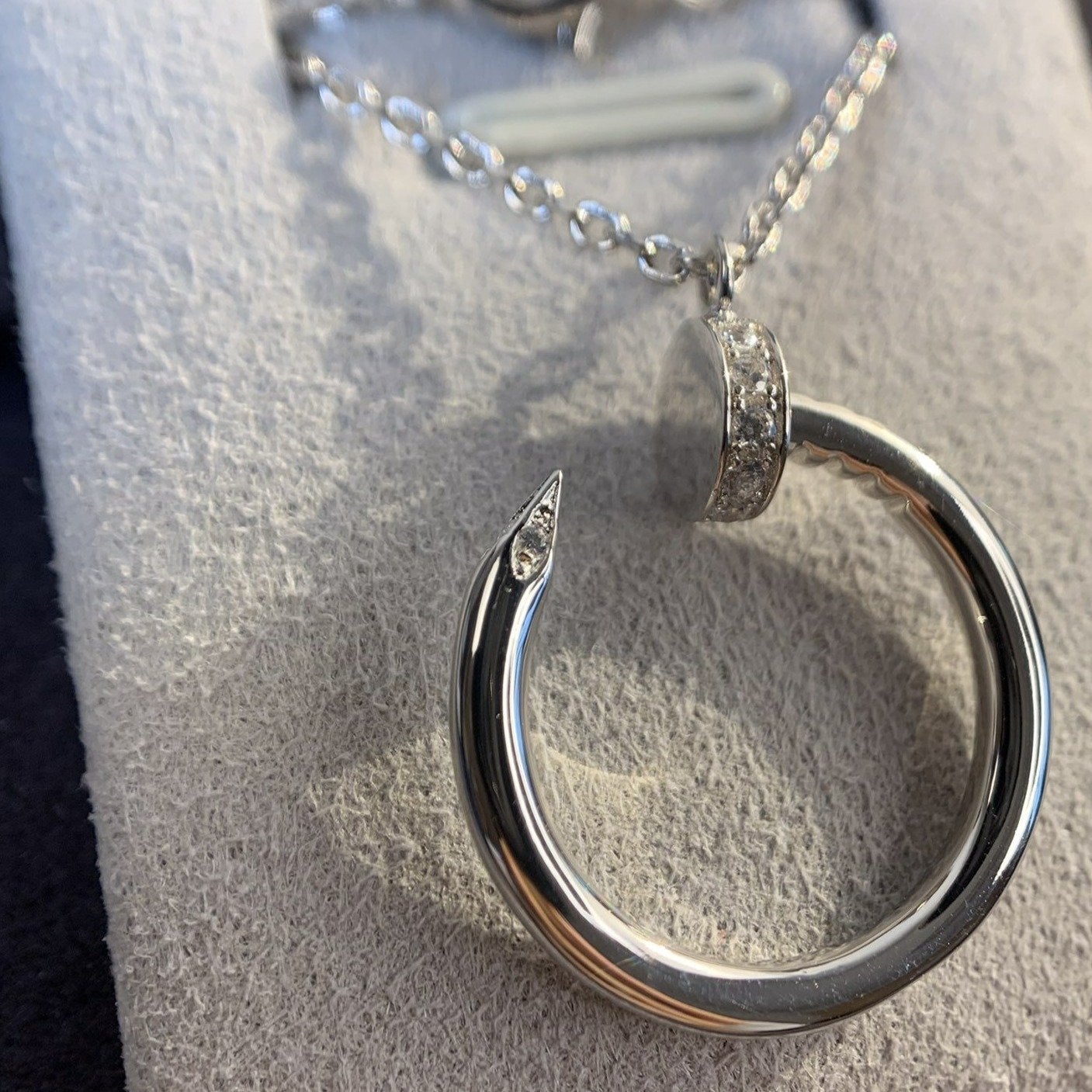 [Joyas Regalia]COLLAR JUSTE PLATA 